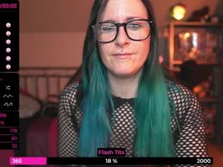 gennyrock 99 y. o. cam babe takes ohmibod online and gets her pussy penetrated