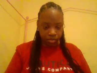 sexymona1218 0 y. o. african cam girl gets a huge portion of cum into her tight pussy